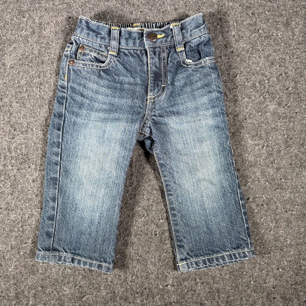 OshKosh Bgosh Kids 12 Months Blue Straight Leg Denim Jeans 424-027